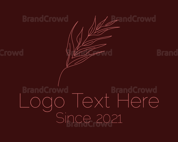 Dainty Branch Outline Logo