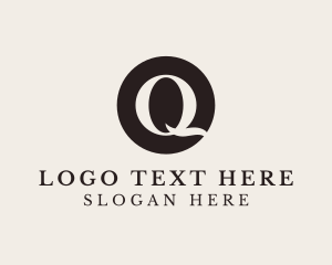 Photographer - Professional Creative Studio Letter Q logo design