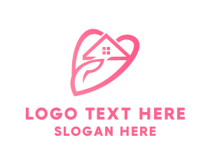 Family - Heart House Helping Hand logo design
