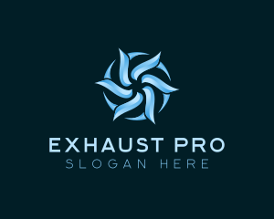 Exhaust - Airflow Exhaust Fan logo design