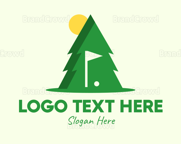 Pine Tree Golf Logo