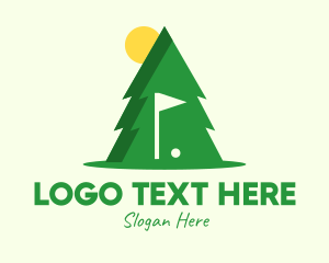 Golf Course - Pine Tree Golf logo design