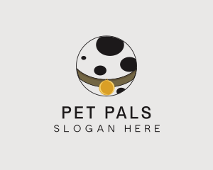 Pet Collar Veterinary logo design