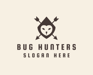 Owl Hunter Arrow logo design