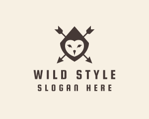 Owl Hunter Arrow logo design