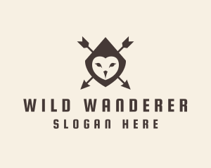 Owl Hunter Arrow logo design