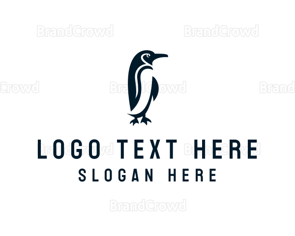 Penguin Animal Bird Logo