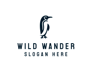 Penguin Animal Bird logo design