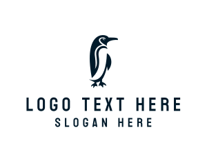 Zoo - Penguin Animal Bird logo design