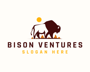 Wild Bison Canyon logo design