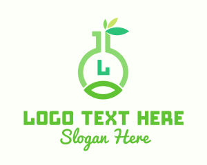 Biology - Organic Laboratory Letter logo design