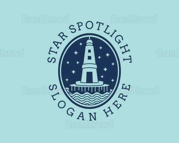 Lighthouse Tower Beacon Logo