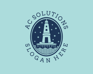 Lighthouse Tower Beacon logo design