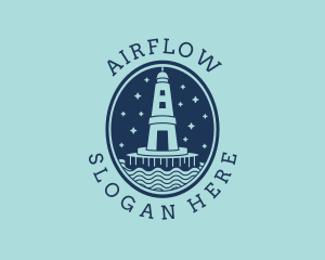 Lighthouse Tower Beacon logo design