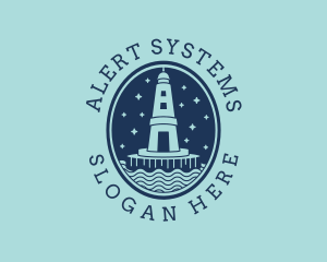 Lighthouse Tower Beacon logo design