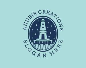 Lighthouse Tower Beacon logo design