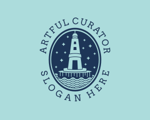 Lighthouse Tower Beacon logo design