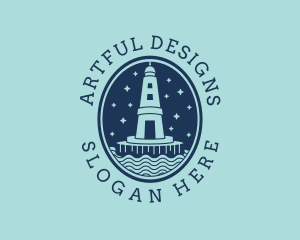 Lighthouse Tower Beacon logo design