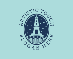 Lighthouse Tower Beacon logo design