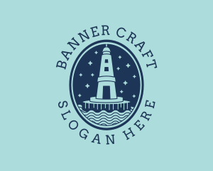 Lighthouse Tower Beacon logo design