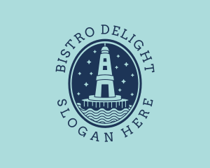 Lighthouse Tower Beacon logo design