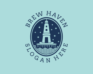 Lighthouse Tower Beacon logo design