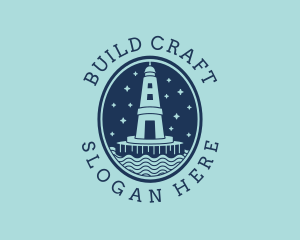 Lighthouse Tower Beacon logo design