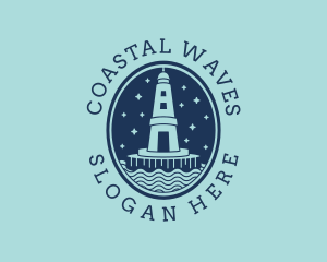 Coast - Lighthouse Tower Beacon logo design