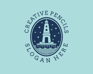 Lighthouse Tower Beacon logo design