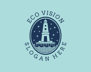 Lighthouse Tower Beacon logo design