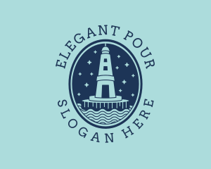 Lighthouse Tower Beacon logo design