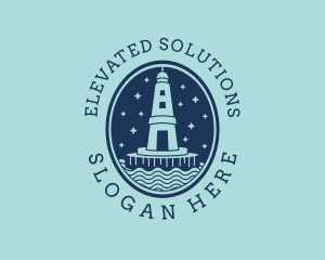 Lighthouse Tower Beacon logo design