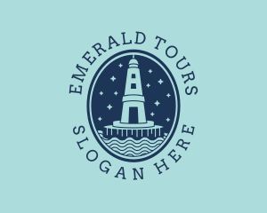 Lighthouse Tower Beacon logo design