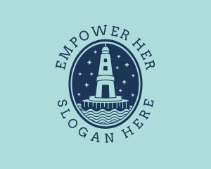 Lighthouse Tower Beacon logo design