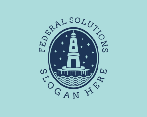 Lighthouse Tower Beacon logo design