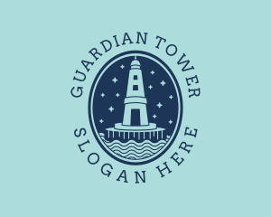 Lighthouse Tower Beacon logo design