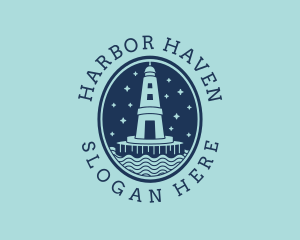 Lighthouse Tower Beacon logo design