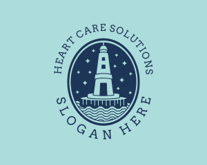 Lighthouse Tower Beacon logo design