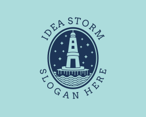 Lighthouse Tower Beacon logo design