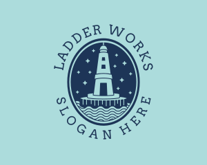 Lighthouse Tower Beacon logo design