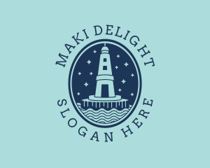 Lighthouse Tower Beacon logo design