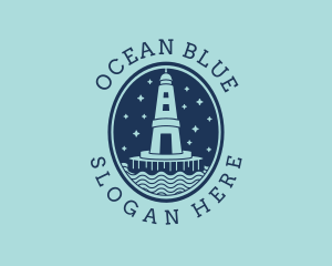 Navy - Lighthouse Tower Beacon logo design
