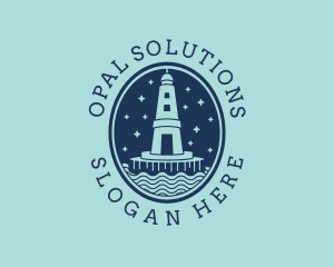 Lighthouse Tower Beacon logo design