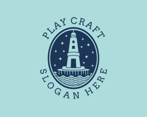 Lighthouse Tower Beacon logo design