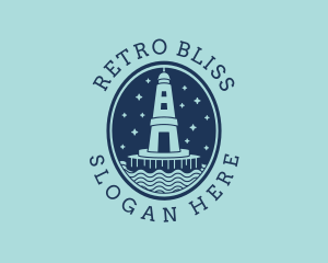 Nostalgic - Lighthouse Tower Beacon logo design