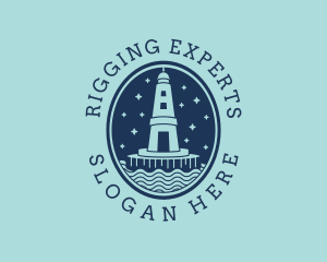 Lighthouse Tower Beacon logo design