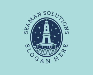 Lighthouse Tower Beacon logo design