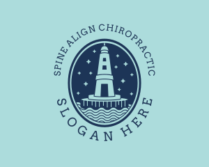 Lighthouse Tower Beacon logo design