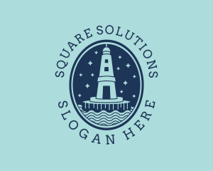 Lighthouse Tower Beacon logo design