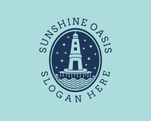 Lighthouse Tower Beacon logo design